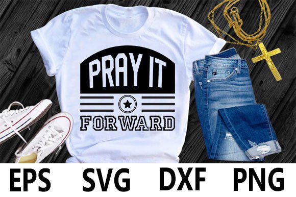 Christian T-Shirt Design: Pray It
