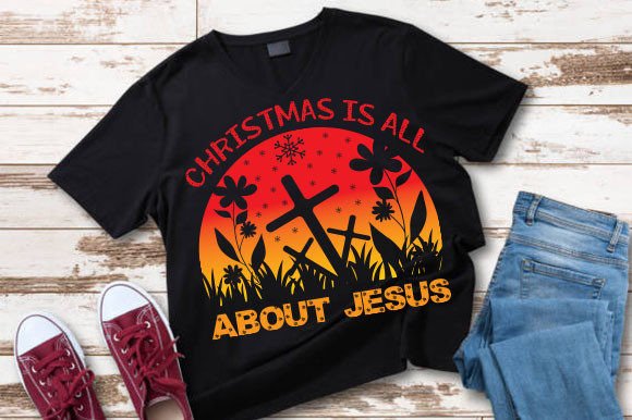 Christmas Is All About Jesus T-Shirt: A Meaningful Expression of Faith and Creativity