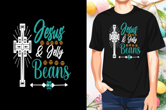 Jesus and Jelly Beans Easter SVG Font